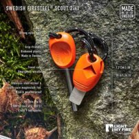 Kresadlo Light My Fire FireSteel SCOUT 2v1, rockyred