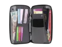 Peňaženka RFiD Travel Wallet Recycled, sivá