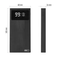 EMOS Powerbanka BetaQ 10, 10 000 mAh, 22,5 W, čierna