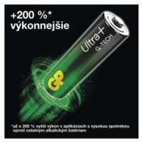 Alkalická batéria GP Ultra Plus LR6 AA, 1ks