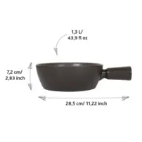 Fondue hrniec Nero - 1,3 l