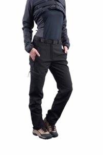 Dámske 2l softshell kalhoty GTX black