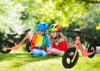 Odrážadlo Trike Fix Active X2 oranžové