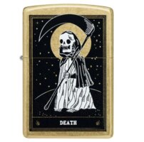 Zippo Benzínový zapaľovač Death Card Design