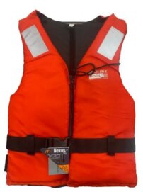 Záchranná vesta Marinepool 50N Active 90+kg - červená/čierna