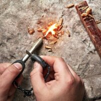 Kresadlo Light My Fire FireSteel ARMY 2v1, slatyblack